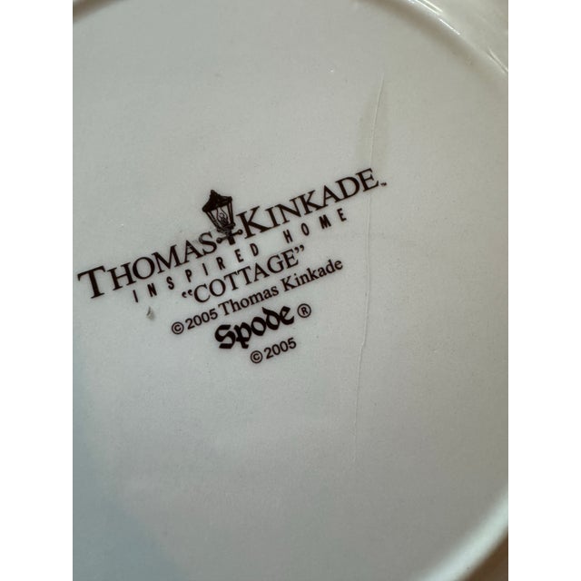 2005 Spode Thomas Kinkade “Cottage”, Dinner Plates, 11” – Set of 3 For Sale - Image 10 of 10