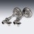 Metal Antique 19th Century German Silver Candlesticks, Hanau, 1870s, Set of 2 For Sale - Image 7 of 18