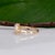Metal Marquise Cut Lab Grown Diamond Ring With Diamond Accents: Solid 14k Gold, Size 6.75 For Sale - Image 7 of 7