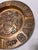 Metal Vintage Brass Heraldic Crest Coat of Arms Lion Stag Ashtray Wall Decor For Sale - Image 7 of 11