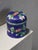 This Vintage Asian Cobalt Blue Floral Cloisonné Covered Jar originates from China, showcasing intricate Chinese culture...