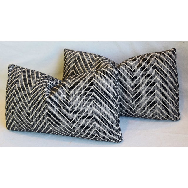 Midcentury Alexander Girard Abstract Feather Down Pillows 21 X 13