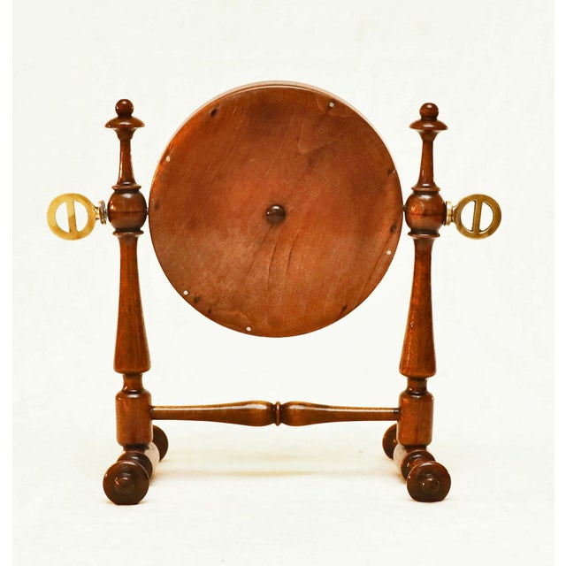 19th Century Historicism Standing Mirror in Brass, 1880 For Sale - Image 5 of 6