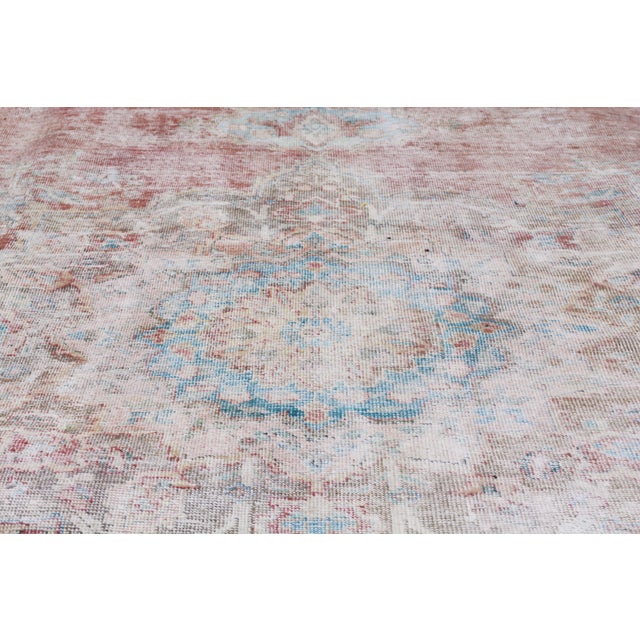 Vintage Hand Knotted Wool Rug, 9'2"x13'3" For Sale In New York - Image 6 of 6