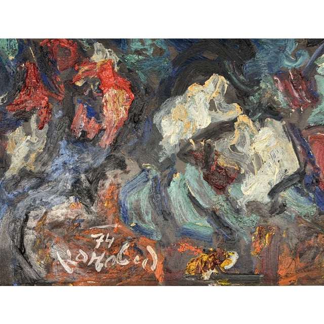 Milan Konjovic, Óleo Tabla Del Año 1974, Oil on Panel For Sale - Image 3 of 11