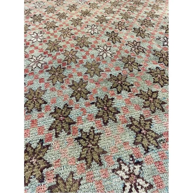 1950s Vintage Turkish Tan/Brown Anatolian Area Rug 4'8" X 8'0" For Sale - Image 12 of 12