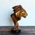 A dramatic Mill Creek Studios Imago Rey Topaz lion bust sculpture by Stephen Herrero, produced in 2006. The piece features...