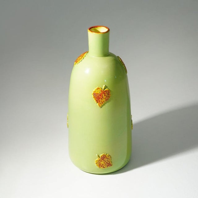 A vase that perfectly captures the freshness and decorative sensitivity of post-war Italian ceramics, designed by Domenico...