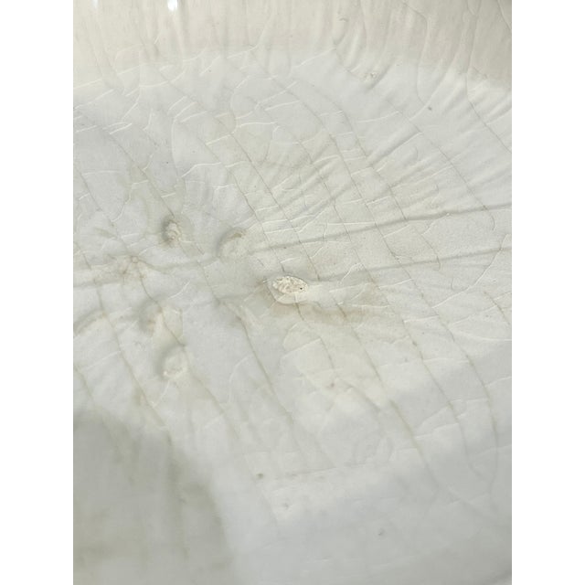 Vintage Italian Majolica Trompe L’Oeil Ceramic Lemon Dish For Sale - Image 10 of 11