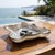 Hand-carved from natural ivory and gray onyx stone.Beautiful organic-shaped bowl showcases raw, earthy beauty with its...