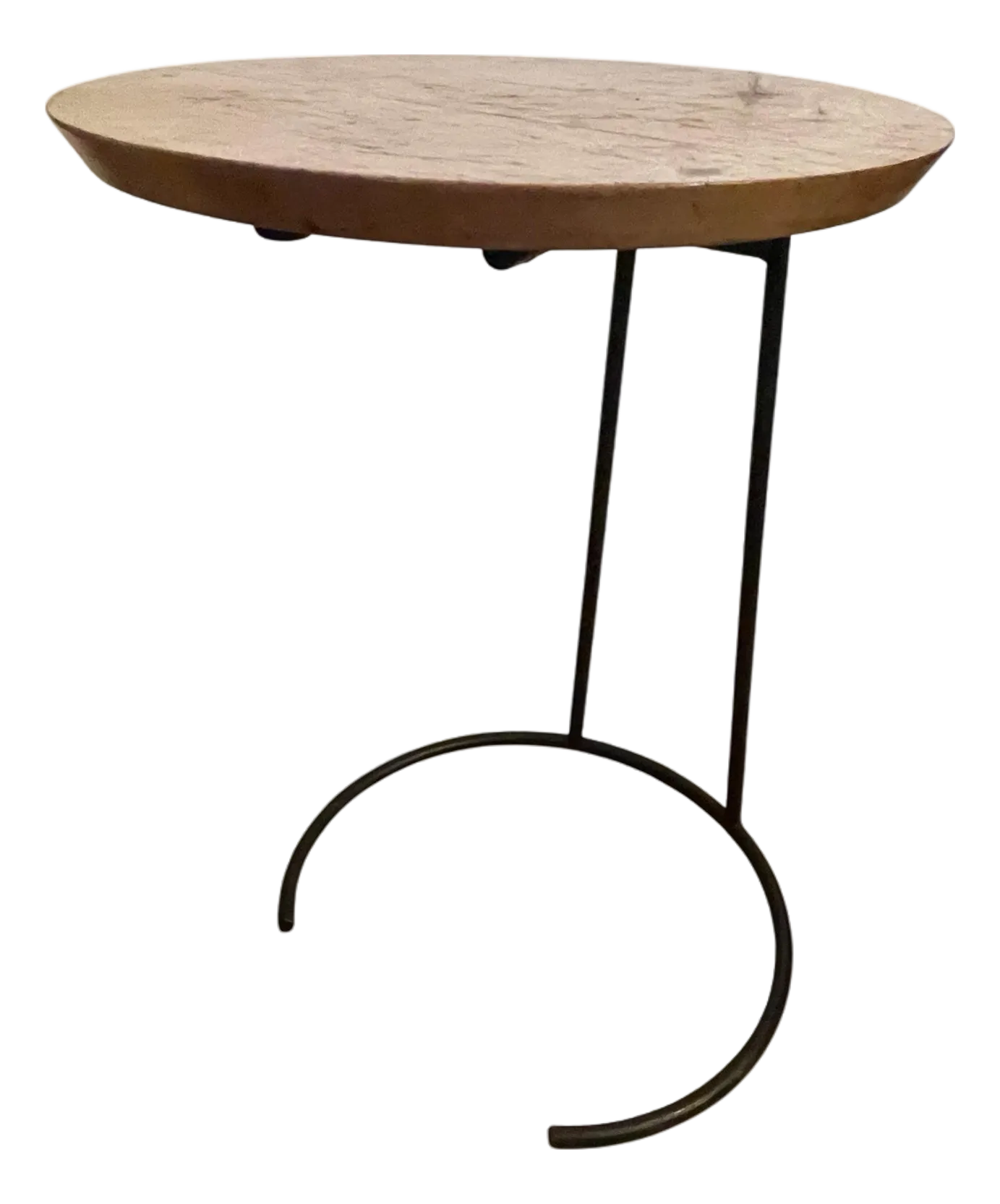 Attributed to Jens Risom t.710 Walnut Side Table — Light Walnut