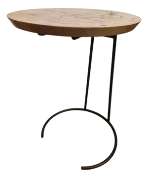 Attributed to Jens Risom t.710 Walnut Side Table — Light Walnut