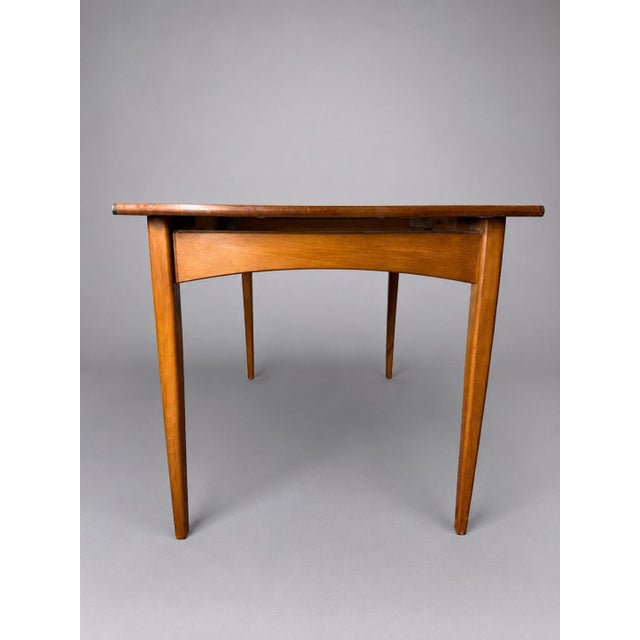 Mid-Century Modern Scandinavian Teak Dining Table For Sale - Image 5 of 7