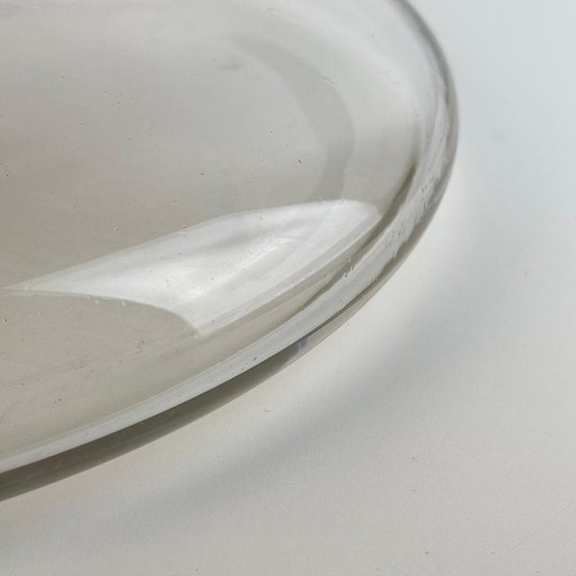 Glass Large Flower Vase attributed to Alfredo Barbini for Barbini, 1970s For Sale - Image 7 of 10