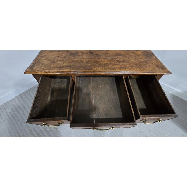 Georgian Oak Lowboy, 1790 For Sale - Image 6 of 9