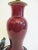 Early 20th Century Antique 1910s Chinese Oxblood Baluster Vase Lamp For Sale - Image 5 of 7