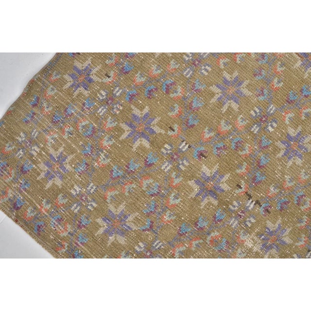 1960s Boho Chic Turkish Wool Rug For Sale - Image 10 of 10