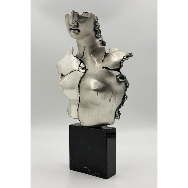 Mediterranean Vintage Zanfeld Taxco Mexico Aphrodite .925 Silver Figural Sculpture For Sale - Image 3 of 18