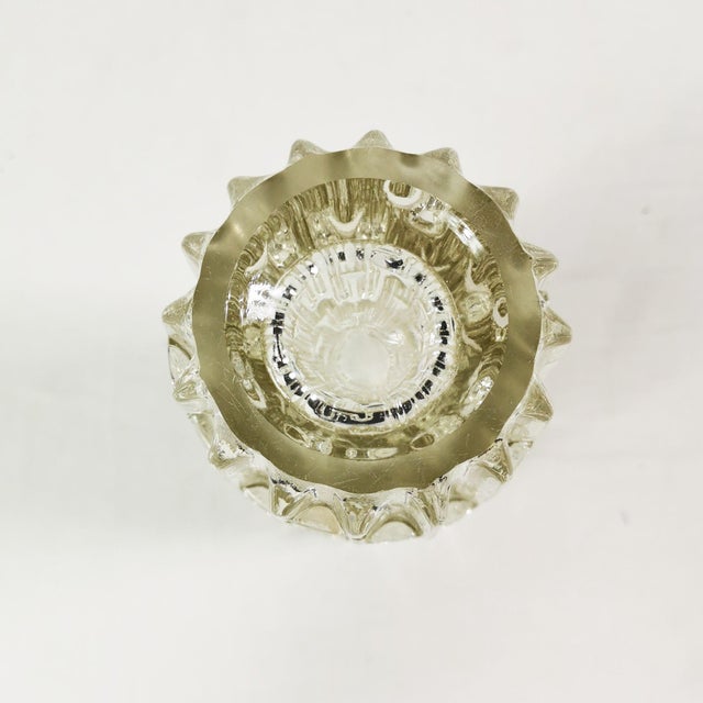 Modernist Labyrinth Vase by Frantisek Vizner for Rudolfova Hut, Czechoslovakia, 1960s For Sale - Image 10 of 12