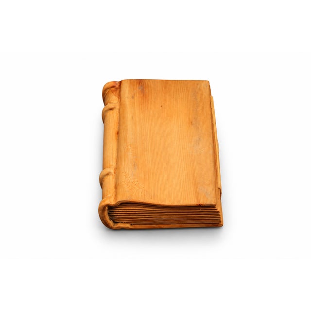Livio De Marchi Italian Hand-Carved Wooden Book Sculptures With Drawers – Set of 3 For Sale In Las Vegas - Image 6 of 8