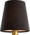 Transitional Visual Comfort Signature 4" Black Linen Empire Shade For Sale - Image 3 of 3
