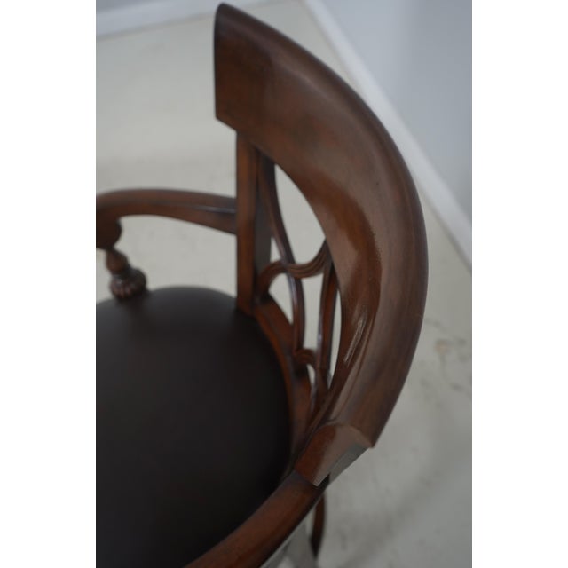 Set of 4 Swivel Seat Italian Style Bar Counter Stools For Sale - Image 12 of 18