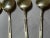 1940s Six Signed Elo Denmark Sterling Silver Gilt Guilloche Enamel Demi-Tasse Spoons For Sale - Image 4 of 12