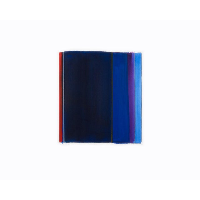 Matthew Langley Contemporary Abstract Acrylic on Paper "Nostromo" by Matthew Langley For Sale - Image 4 of 4