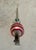 Abstract Vintage Small Silver and Pink Mercury Glass Tree Topper For Sale - Image 3 of 9
