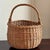 Wood Mid-20th Century Round French-Style Gathering / Market Basket For Sale - Image 7 of 18