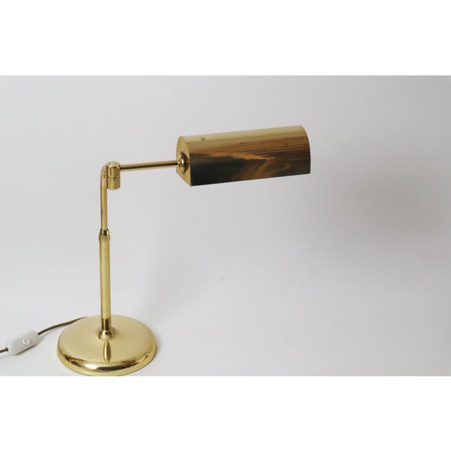 Table Lamp in Brass by Florian Schulz, 1970s For Sale - Image 13 of 18