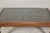 Brown Antique Dutch Colonial Shutter Made into Coffee Table with Glass Top For Sale - Image 8 of 10