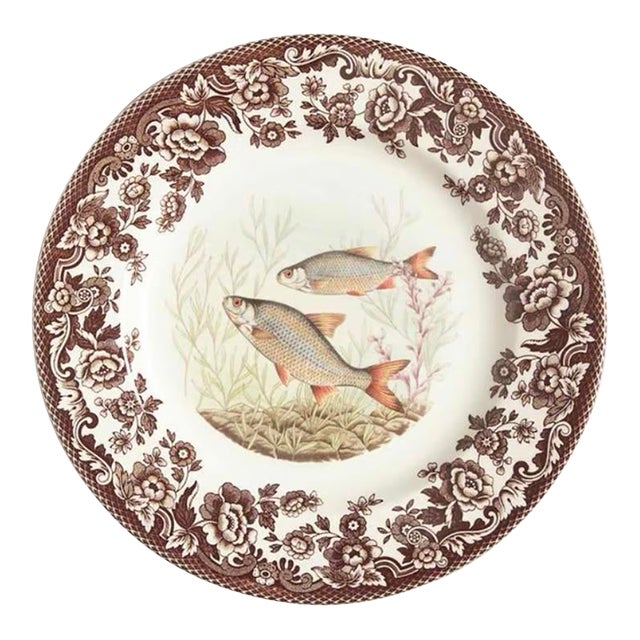 Spode Woodland Roach Salad or Dessert Plate For Sale