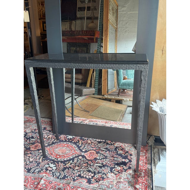 Giacometti Style Wrought Iron Console Table For Sale - Image 12 of 13