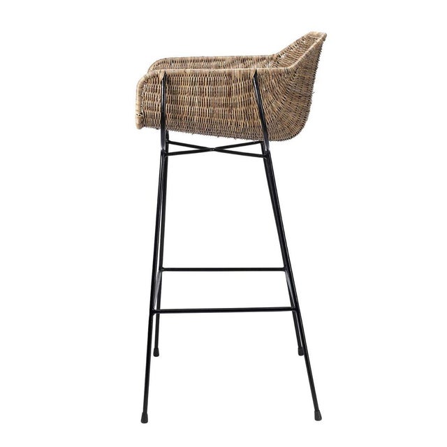 Jamie Young Nusa Bar Stool For Sale - Image 4 of 6