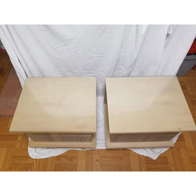 Mid-Century Bedside Nightstands - A Pair For Sale - Image 9 of 12