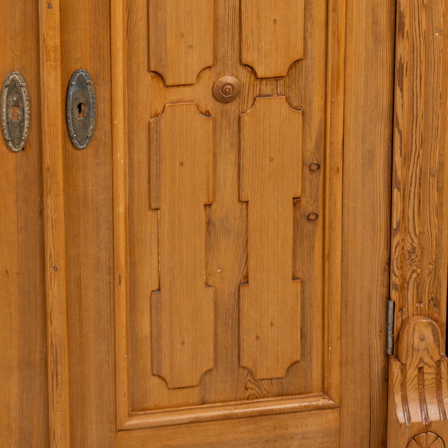 19th Century Swedish Pine Sideboard With Curved Sides For Sale - Image 15 of 18