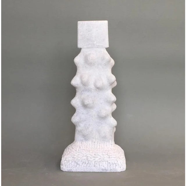 February contemporary marble sculpture by tom von kaenel. Dimensions: d 13.5 x w 17.5 x h 43 cm. Materials: marble all the...