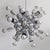 1970s gorgeous space age chandelier sputnik by goffredo reggiani in chrome with twenty lights (the bulb lights are...
