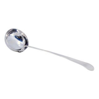 Silver Soup Ladle with Handle For Sale