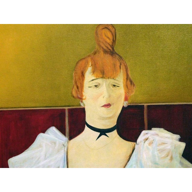 Fazly (Fazoil Ataullakhanov) "Gift From the PAst to La Goulue" Original Oil For Sale - Image 4 of 12