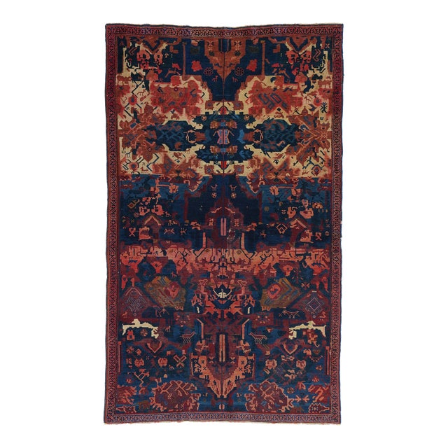 Antique Seikhour Rug 4'4'' X 7'2'' For Sale