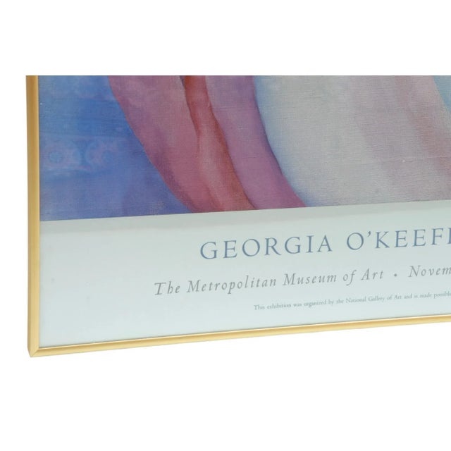 Georgia O’Keefe Framed Exhibition Poster For Sale - Image 4 of 8