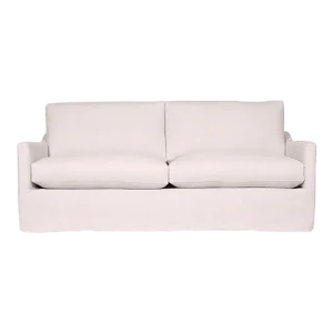 Moss Home Megan Sofa 108"W, Luca Parchment