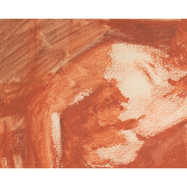 1978 Signed Pastel and Watercolor Drawing of a Nude Figure by Bruno Civitico For Sale In Indianapolis - Image 6 of 8