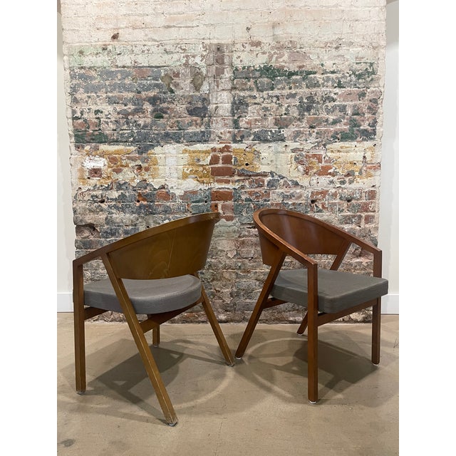 Pair of Knoll 2006 Peter Shelton and Lee Mindel Armchairs For Sale - Image 14 of 15