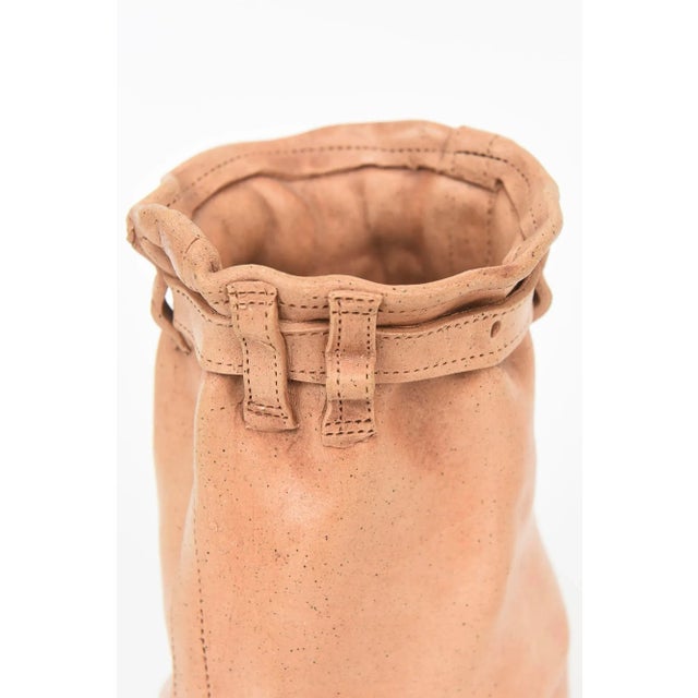 Vintage Ceramic Buckle Bag Sculpture 90's For Sale In Miami - Image 6 of 12