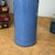Rustic Blue Crackle Glazed Ceramic Vase with Tall Flared Form For Sale - Image 3 of 7