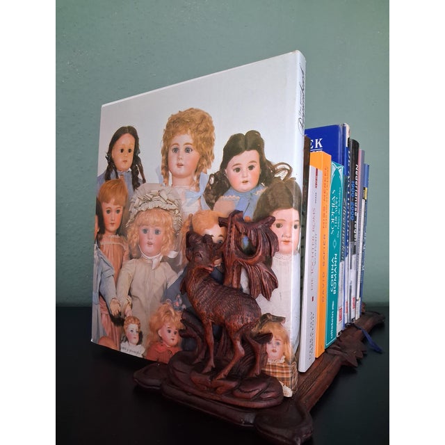 Walnut Wood Bookends from the Black Forest and Brienz, Switzerland, Set of 2 For Sale - Image 14 of 15