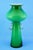 1980s Vintage Green Glass Vase by Jerzy Sluczan-Orkusz for Tarnowiec Glassworks, 1980s For Sale - Image 5 of 18
